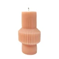 Urban Ripple Abstract 15cm Vanilla Scented Candle Home Fragrance Room Decor Rose