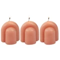3x Urban Arch 5.5cm Vanilla Scented Candle Home Fragrance Tabletop Decor Rose