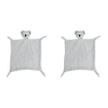 2x Urban Bubsy Koala Cotton Muslin 30x30cm Comforter w/Plush Baby/Infant Toy BLU