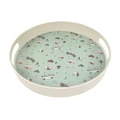 Urban 34cm Nomad Round Tray Food Serving Home Decorative Plate w/ Handle Sage