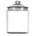 Anchor Hocking 7.5L Heritage Glass Jar Food Container Organiser w/ Lid Clear