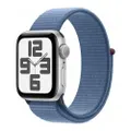 Apple Watch SE 40mm Blue Silver Smartwatch for Men and Women