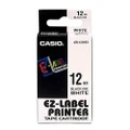 Casio Black on White Label - 12mm