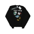 Disney Girls Mickey Mouse Love The Earth Sweatshirt (Black) (7-8 Years)