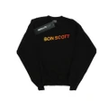 Bon Scott Womens/Ladies Shattered Logo Sweatshirt (Black) (L)