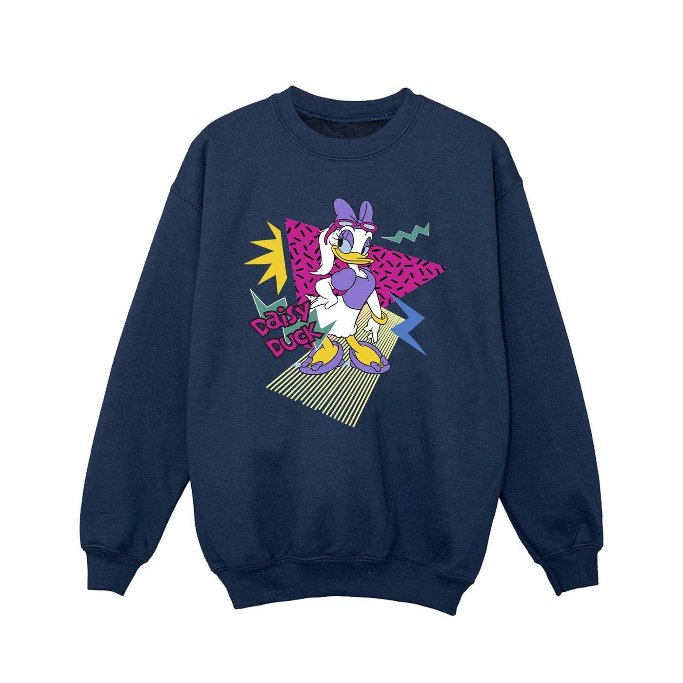 Disney Girls Daisy Duck Cool Sweatshirt (Navy Blue) (12-13 Years)