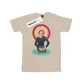David Bowie Womens/Ladies Kneeling Halo Cotton Boyfriend T-Shirt (Sand) (L)