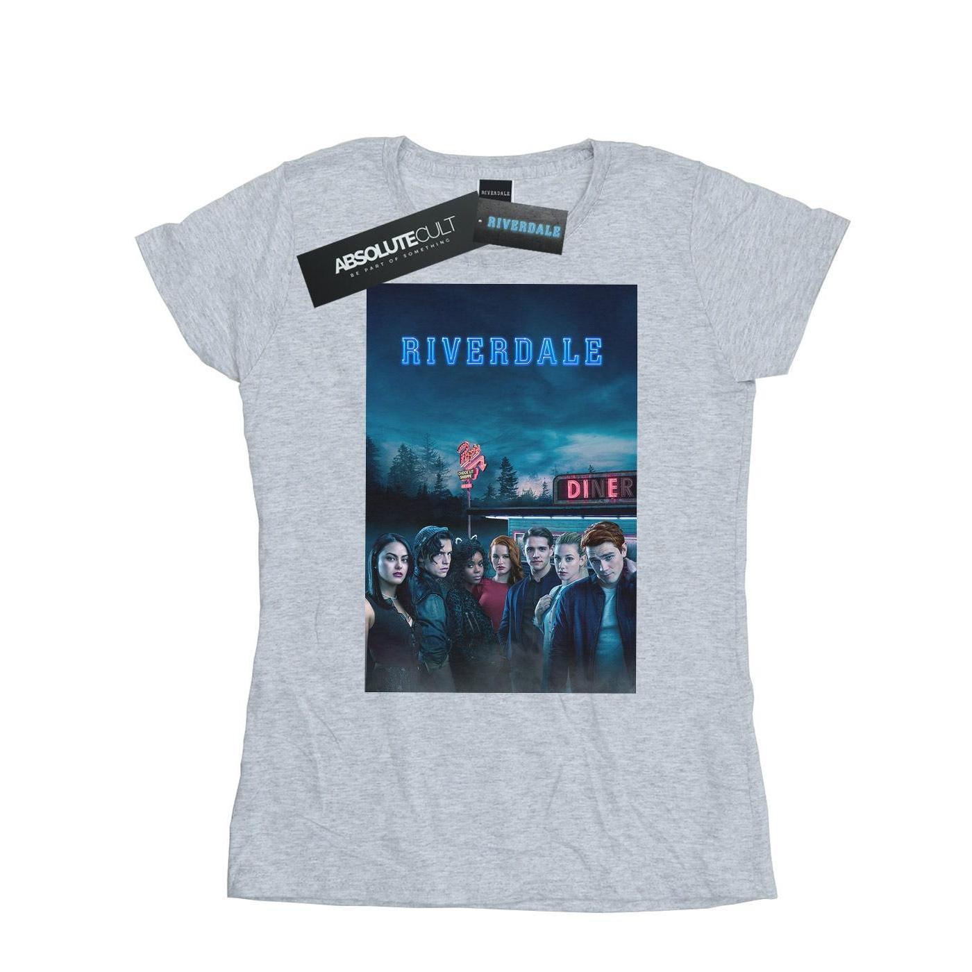 Riverdale Womens/Ladies Die Diner Cotton T-Shirt (Sports Grey) (XXL)