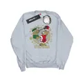 Tom And Jerry Girls Christmas Surprise Sweatshirt (Sports Grey) (5-6 Years)