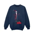 The Nightmare Before Christmas Girls Christmas Presents Sweatshirt (Navy Blue) (3-4 Years)