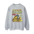 Marvel Womens/Ladies Ghost Rider Chest Deathrace Sweatshirt (Sports Grey) (L)
