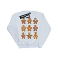Marvel Girls Avengers Christmas Gingerbread Sweatshirt (White) (7-8 Years)