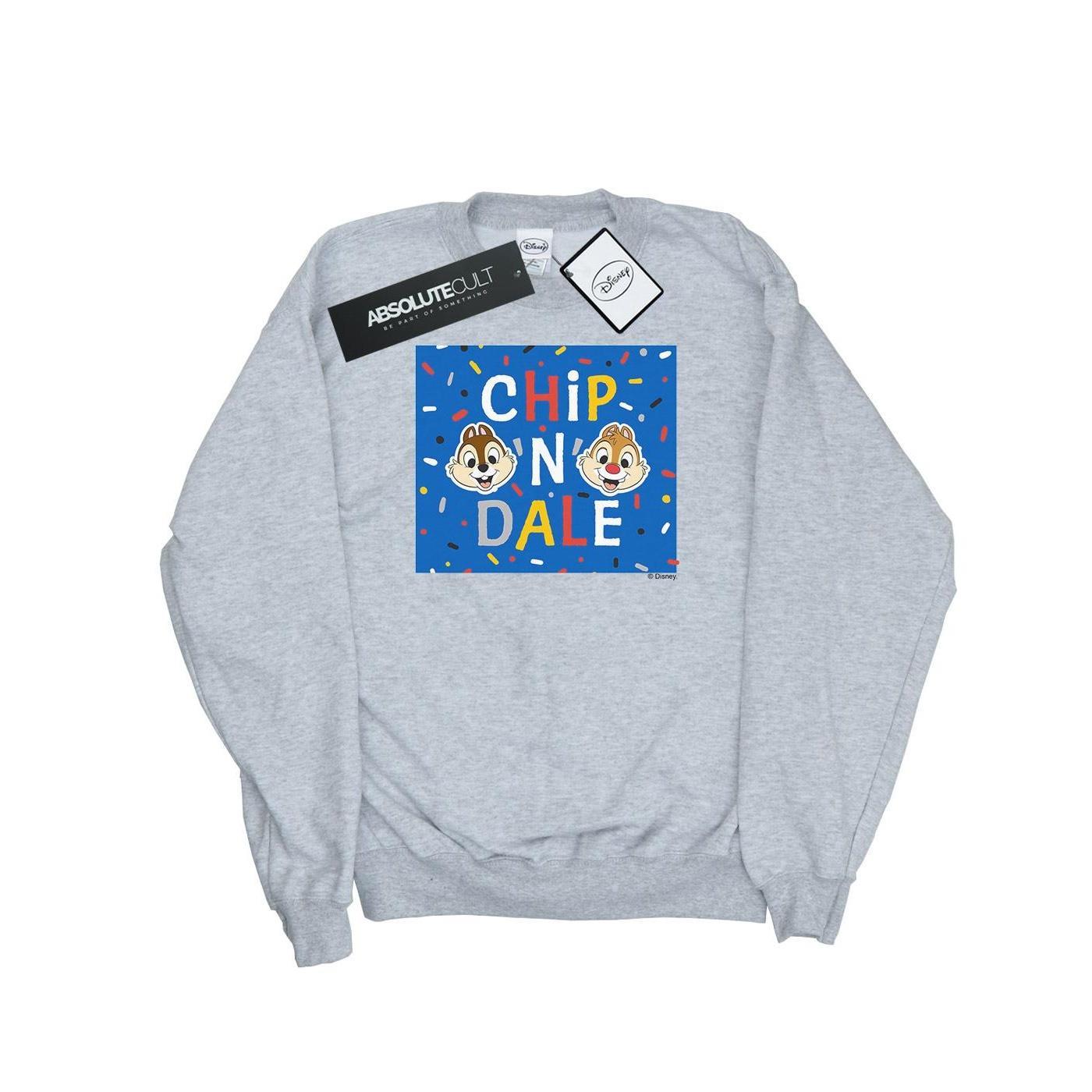 Disney Boys Chip N Dale Blue Frame Sweatshirt (Sports Grey) (12-13 Years)