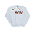 DC Comics Girls Wonder Woman 84 Symbol Sweatshirt (White) (9-11 Years)