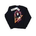 DC Comics Girls Wonder Woman 84 Diana 80s Triangle Sweatshirt (Navy Blue) (9-11 Years)