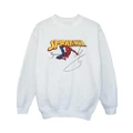 Marvel Boys Spider-Man With A Book Sweatshirt (White) (3-4 Years)