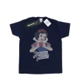 Disney Princess Womens/Ladies Snow White Apple Cotton Boyfriend T-Shirt (Navy Blue) (M)