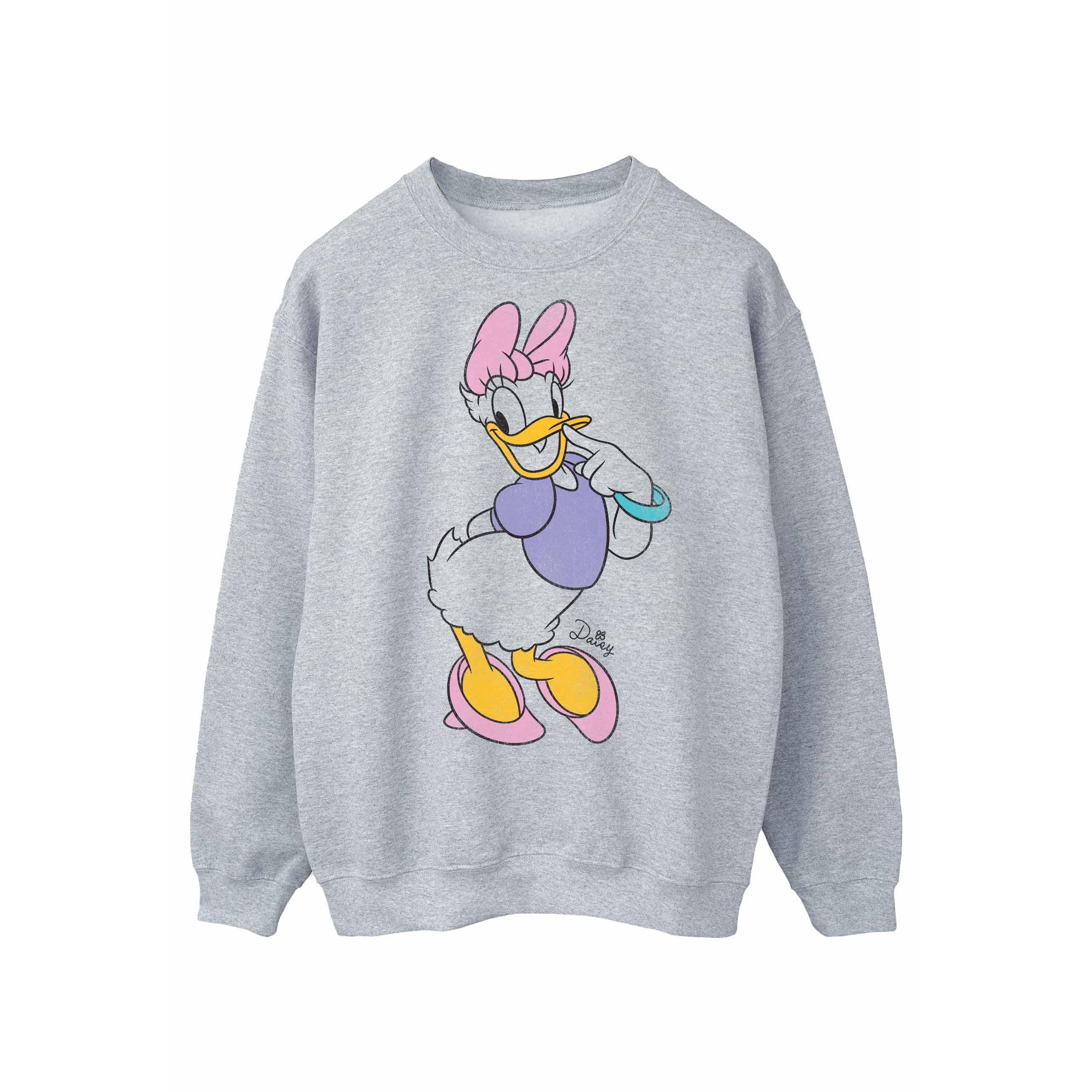 Disney Mens Classic Daisy Duck Sweatshirt (Sports Grey) (3XL)