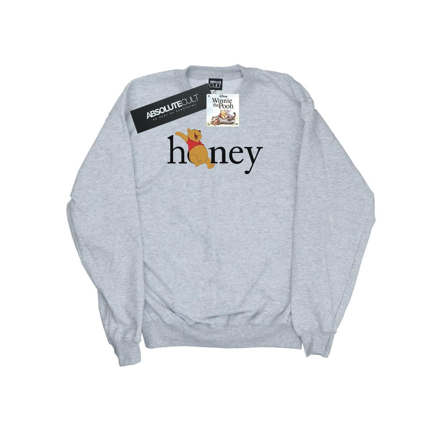 Disney Mens Winnie The Pooh Honey Sweatshirt (Sports Grey) (XL)