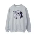Netflix Mens The Witcher Wolf Logo Infill Sweatshirt (Sports Grey) (5XL)