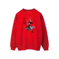 Disney Womens/Ladies Mulan Movie Sword Jump Sweatshirt (Red) (XL)