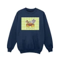 Tom And Jerry Girls Breakfast Buds Sweatshirt (Navy Blue) (12-13 Years)