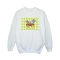 Tom And Jerry Girls Breakfast Buds Sweatshirt (White) (9-11 Years)