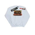 Star Wars Mens Rebels Logo Sweatshirt (White) (XXL)