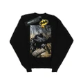 DC Comics Girls Batman Night Gotham City Sweatshirt (Black) (7-8 Years)