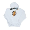 DC Comics Boys Justice League Movie Flash Emblem Hoodie (White) (12-13 Years)