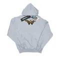 DC Comics Boys Justice League Movie Wonder Woman Emblem Hoodie (Sports Grey) (12-13 Years)