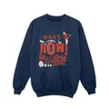 Willy Wonka Girls Verruca Salt I Want It Now Sweatshirt (Navy Blue) (9-11 Years)
