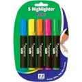 Anker Highlighter Pen (Pack of 5) (Orange/Yellow/Pink/Blue/Green) (One Size)