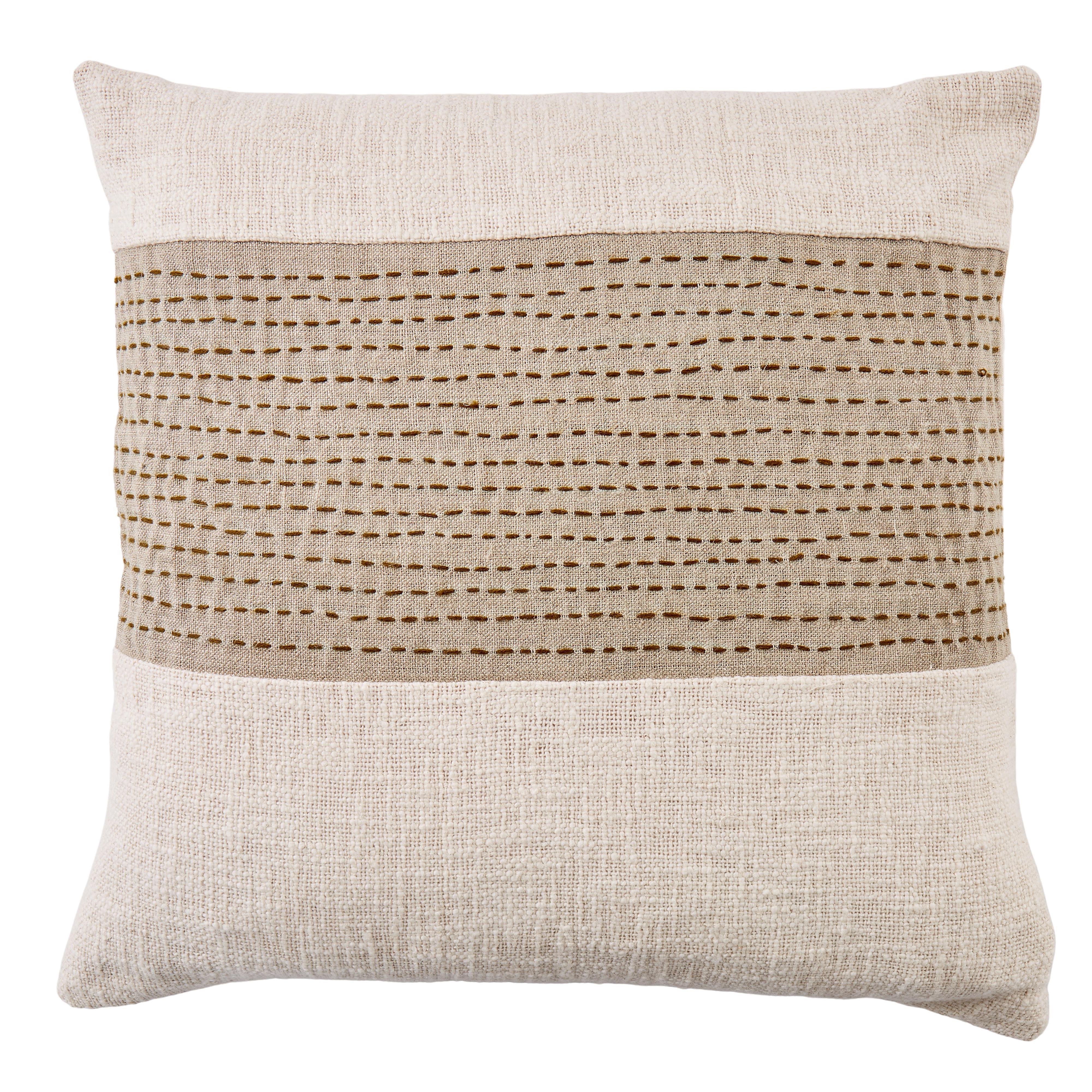 Amalfi Decorative Cushion Woven Stitch Soft Cotton Throw Pillow For Couch Bed