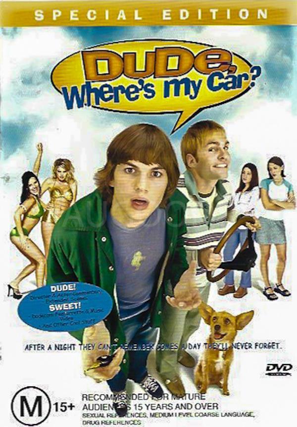 DUED, WHERE'S MY CAR? DVD Preowned: Disc Excellent