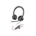 Poly Blackwire 8225 M USB-A On-Ear ANC Microsoft Certified Headset - Black