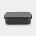 Make & Take Lunch Box (Dark Grey) - Medium