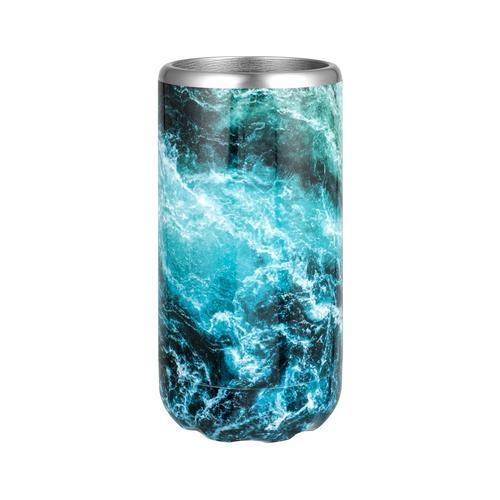 Slim Double Wall Insulated Can & Stubbie Holder (Ocean)
