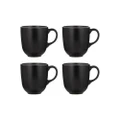 Classic Collection Black Mug, Set of 4 (Black) - 400mL