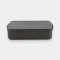 Make & Take Lunch Box Bento (Dark Grey) - Large