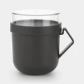 Make & Take Soup Mug (Dark Grey) - 600mL