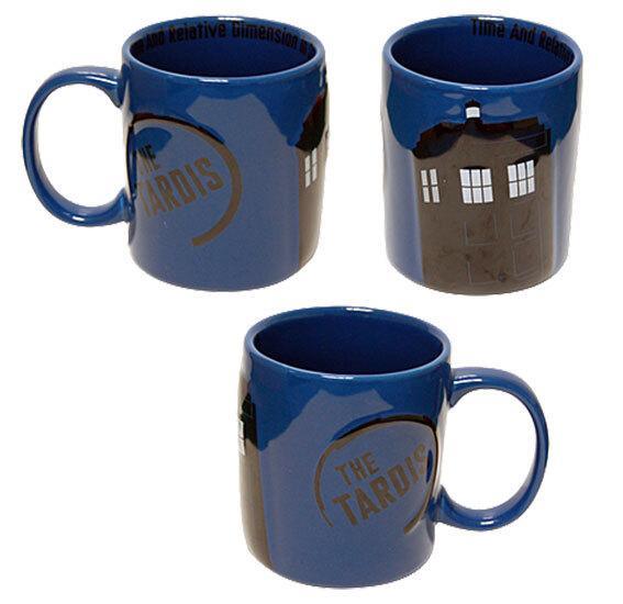 Wesco BBC Doctor Who TARDIS 2D Relief Mug - New In Package