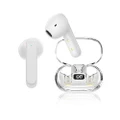 PHILEX Ergonomic Design and Touch Control 1.4 MIC ENC Wireless Earbuds White