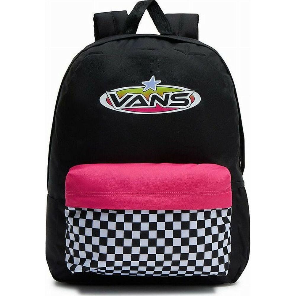 Introducing the Vans Men's Black Polyester Multipurpose Backpack VN0A49ZJKMN1 - the Ultimate Organisational Solution for Your Return to the Office!