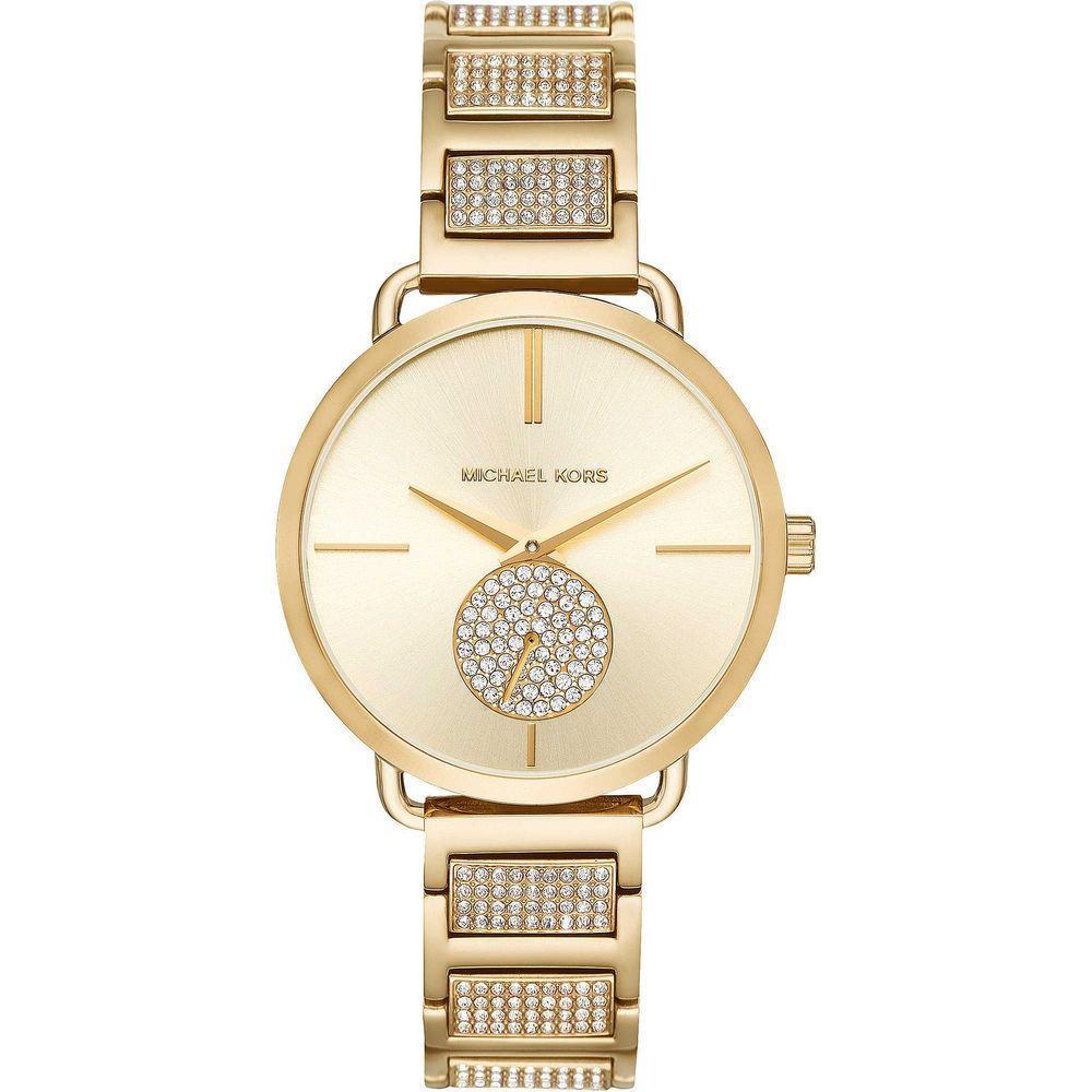 Michael Kors Ladies Gold Tone Quartz Wristwatch MK3852 - Water Resistant, 36mm Case