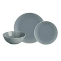 Classic Collection Stoneware Dinner Set, 12 Piece (Grey)