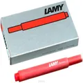 Lamy T10 Ink Cartridges Red (5 Pack)