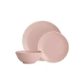 Classic Collection, 12 Piece Stoneware Dinner Set (Pink)