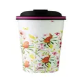 Go Cup Double Wall Insulated Cup (Australian Natives White) - 410mL