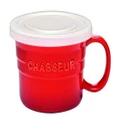 Soup Mug With Lid (Red) - 500 mL